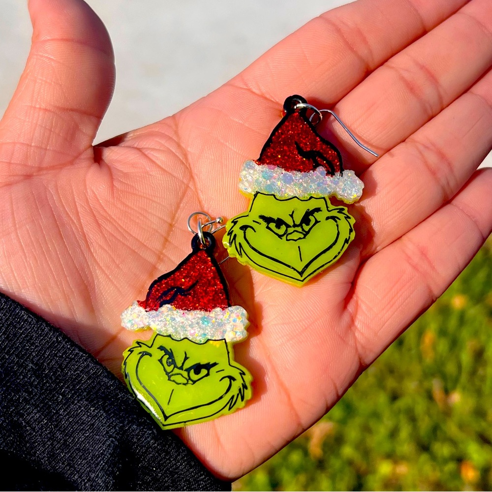 Grinch Earrings